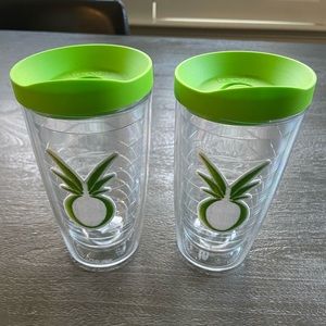 Set of Two New Tervis Tumblers with Lids